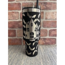 40oz Tumbler Haunted