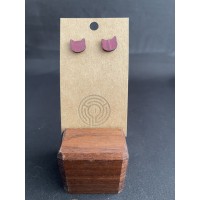  Cat Head Stud Earring