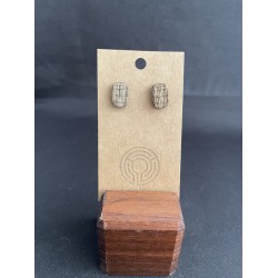 Bourbon Barrel Stud Earrings