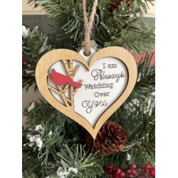  Cardinal Heart Ornament