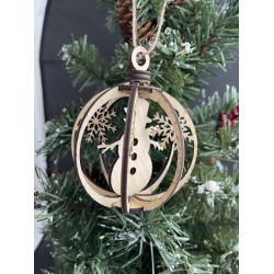 3D Globe Ornaments 