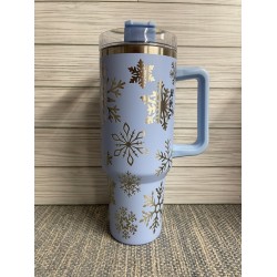 40oz Tumbler Snow Flake