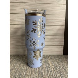 40oz Tumbler Snow Flake