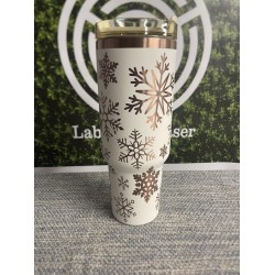 40oz Tumbler Snow Flake